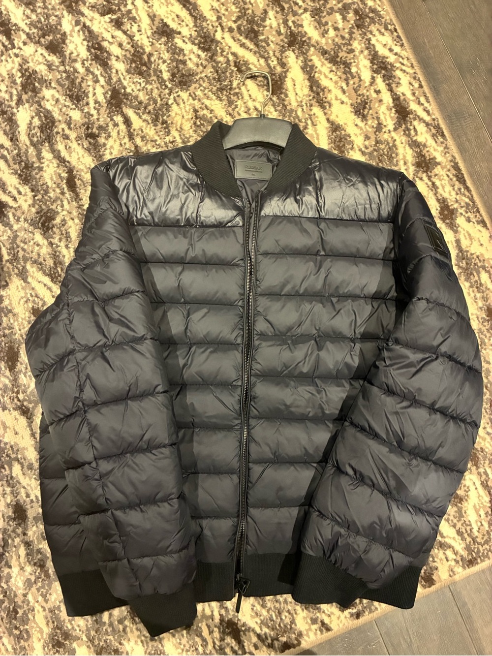 RUDSAK Men's Quilted Puffer Jacket - Black